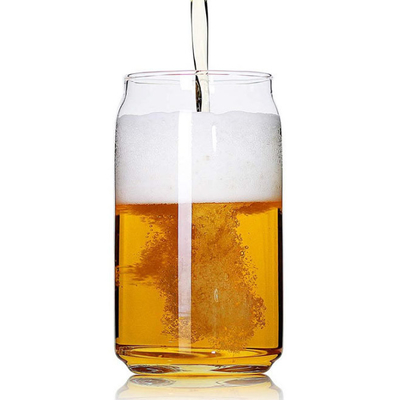 Σαφείς κούπες μπύρας καφέ 16oz Milktea Borosilicate διαφανείς