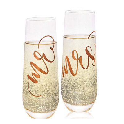 9 Oz τα πλαστικά CHAMPAGNE γυαλιά καθαρίζουν το πλαστικό άθραυστο