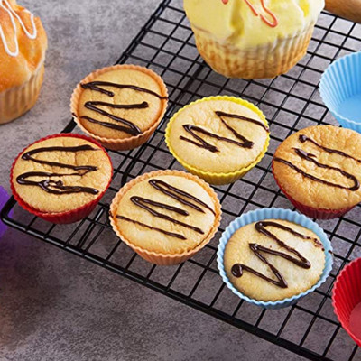 Πολύχρωμες Muffin σιλικόνης προμήθειες κουζινών σκαφών της γραμμής επαναχρησιμοποιήσιμες μαζικές