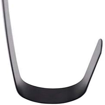 Μετάλλων ενιαία κρεμάστρα στεφανιών γάντζων μαύρη άσπρη για τη μπροστινή πόρτα