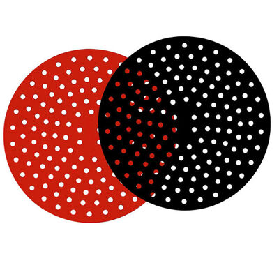 Επαναχρησιμοποιήσιμο τετραγωνικό Fryer αέρα σιλικόνης ραβδί 21cm χαλιών μη