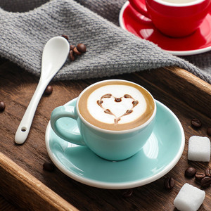 Πολύχρωμα φλυτζάνια Espresso πορσελάνης 75ml με τις μαζικές προμήθειες κουζινών πιατακιών
