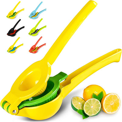 Κίτρινο Squeezer 2--1Modern λεμονιών Juicer χεριών μετάλλων
