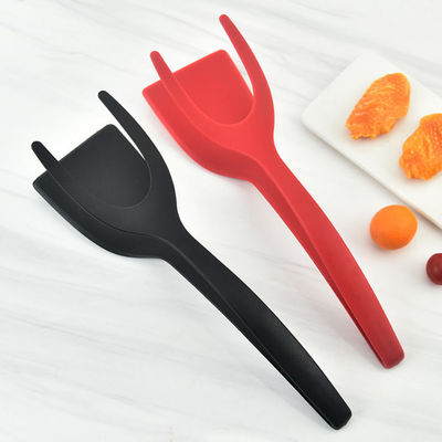 Τηγανισμένη Spatula αυγών διπλή σχάρα 2 ψωμιού σε 1 υλικό λαβίδων PP κτυπήματος πιασιμάτων