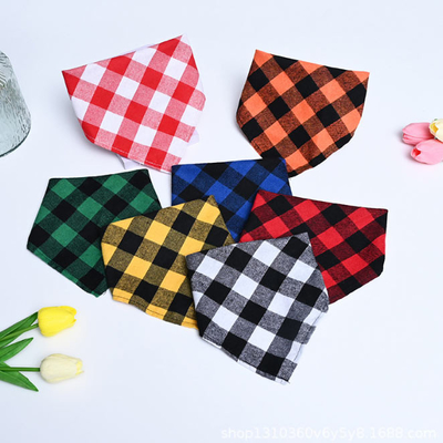 Του Αμαζονίου καυτό σκυλί Bandana καρό Buffalo κουταβιών σκυλιών πώλησης μικρό μέσο μεγάλο
