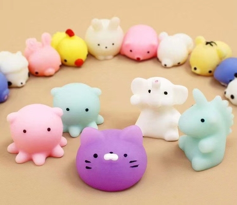 Fidget μίνι ζωικού Squishy πίεσης 50PCS TPR Mochi παιχνιδιών παιχνίδια για την ανακούφιση πίεσης