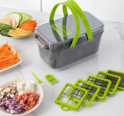 Slicer μπαλτάδων φρούτων εργαλείων κουζινών φυτικό χειρωνακτικό φυτικό σύνολο κοπτών ξυστών