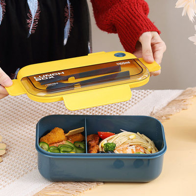 φιλικό Bento 1L 2L 3L ορθογωνίων PP Eco χρηματοκιβώτιο καλαθακιών με φαγητό κιβωτίων αεροστεγές για το μικρόκυμα