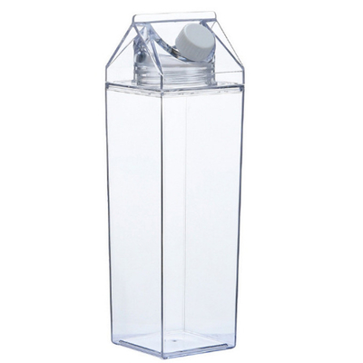 500ml πλαστικό τετραγωνικό μπουκάλι νερό χαρτοκιβωτίων γάλακτος φλυτζανιών κατανάλωσης συνήθειας Leakproof