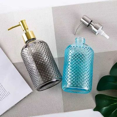 Sanitizer ηλεκτρικών οικιακών εξοπλισμών 400ml μπουκάλι λουτρών σαμπουάν γυαλιού με την αντλία διανομέων