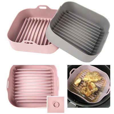 Fryer αέρα Fryer αέρα τροφίμων δοχείων σιλικόνης ασφαλές επαναχρησιμοποιήσιμο καλάθι σιλικόνης