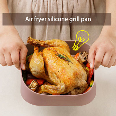 Fryer αέρα Fryer αέρα τροφίμων δοχείων σιλικόνης ασφαλές επαναχρησιμοποιήσιμο καλάθι σιλικόνης