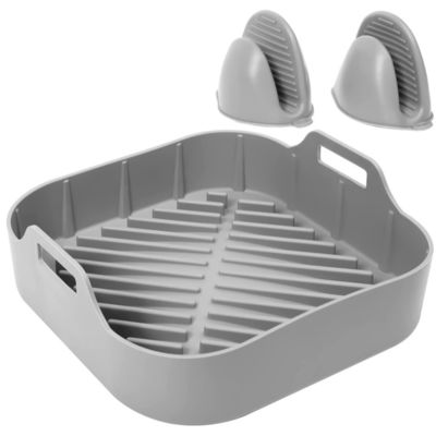 Fryer αέρα Fryer αέρα τροφίμων δοχείων σιλικόνης ασφαλές επαναχρησιμοποιήσιμο καλάθι σιλικόνης
