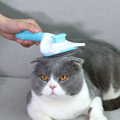 Remover τρίχας της Pet ηλεκτρικών οικιακών εξοπλισμών ανοξείδωτου συνήθειας βούρτσα για τη γάτα σκυλιών