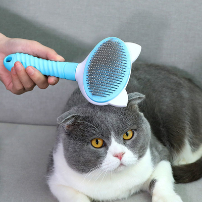 Remover τρίχας της Pet ηλεκτρικών οικιακών εξοπλισμών ανοξείδωτου συνήθειας βούρτσα για τη γάτα σκυλιών