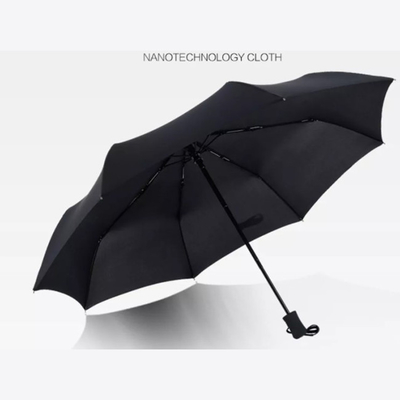 Τα Windproof πλαστικά προϊόντα ηλεκτρικών οικιακών εξοπλισμών αυτόματα ανοίγουν τη διπλώνοντας ομπρέλα 3 με το λογότυπο