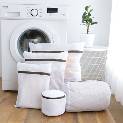 Άσπρο Microfiber ηλεκτρικών οικιακών εξοπλισμών πλαστικό πλέγμα τσαντών πλυσίματος πλυντηρίων φίλτρων προϊόντων νάυλον