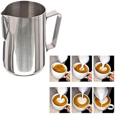 Ουσιαστικός Barista δονητής 16pcs καφέ σταμνών γάλακτος Espresso εργαλείων συνήθειας 12Oz