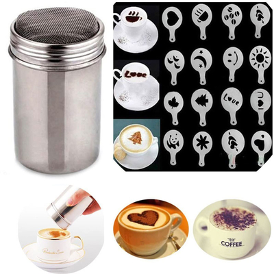 Ουσιαστικός Barista δονητής 16pcs καφέ σταμνών γάλακτος Espresso εργαλείων συνήθειας 12Oz