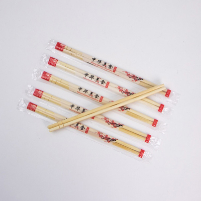 50 μίας χρήσης Chopsticks εργαλείων κουζινών μπαμπού ζευγαριών που συσκευάζονται χωριστά