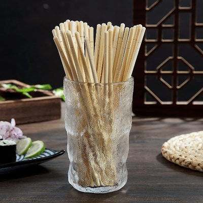 50 μίας χρήσης Chopsticks εργαλείων κουζινών μπαμπού ζευγαριών που συσκευάζονται χωριστά