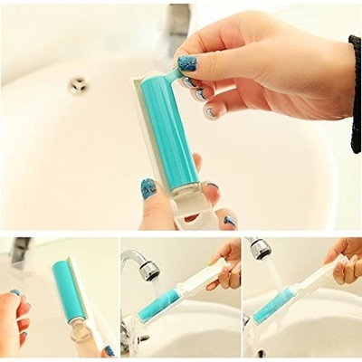 ο μίνι πλαστικός τάπητας 18.7cm ντύνει Remover τρίχας τη βούρτσα κυλίνδρων για το σκυλί γατών