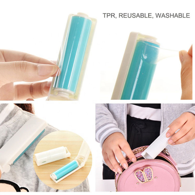 ο μίνι πλαστικός τάπητας 18.7cm ντύνει Remover τρίχας τη βούρτσα κυλίνδρων για το σκυλί γατών